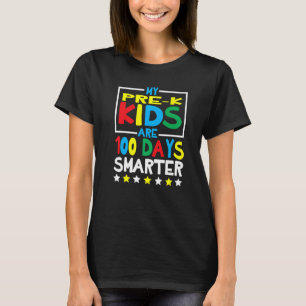 Mina förk-barn är 100 dagar smartare 100-dagarsdag t shirt