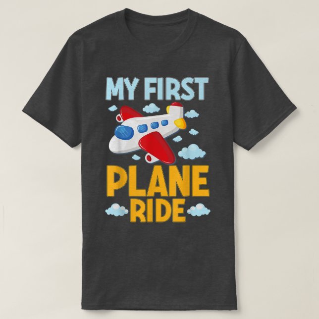Mina första Flygplan-flygplansflygplansgrafika bar T Shirt (Design framsida)