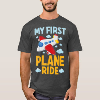 Mina första Flygplan-flygplansflygplansgrafika bar T Shirt