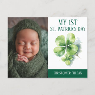 Mina första fotopatschampon i St patrick's day Helg Vykort