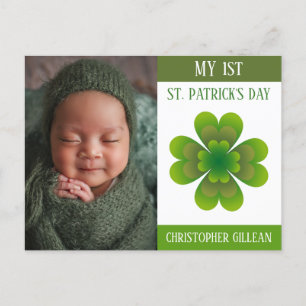 Mina första fotopatschampon i St patrick's day Helg Vykort