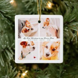 Mina första julklapp för hemmabruktfotografier julgransprydnad keramik