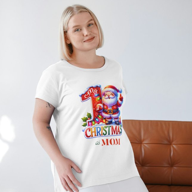 Mina första julklappar som Mamma-familjens jul T-S T Shirt (Skapare uppladdad)