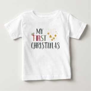 Mina första julprydnader och Mistletoe T Shirt
