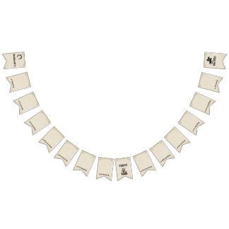 Mina första månatliga milstolpar för Rodeo Bunting Vimplar