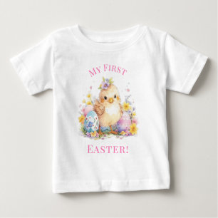 Mina första Påskägg i Chicken Baby i Påsk T Shirt