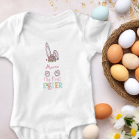 Mina första Påskägg och Rosa Bunny Öron Girl