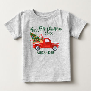 Mina första Polkagrisar i Lastbil, Red Grått T Shirt