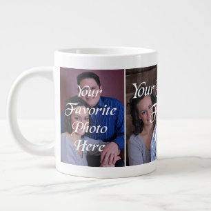 Mina foton i Photo Mugg 3 Jumbo Mugg