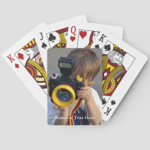 Mina fotospelkort - Anpassa namn / foto Casinokort