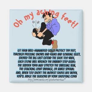 "Mina fötter!" Magnet