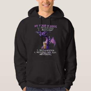 Mina fyra modeller jag behöver kaffe jag behöver e hoodie