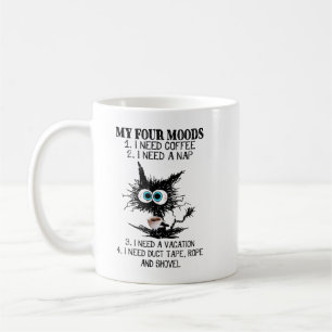 Mina fyra sätt jag behöver kaffe jag behöver en Na Kaffemugg