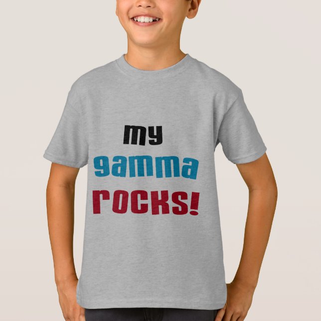 Mina Gamma Sten T-shirts och presenter (Framsida)