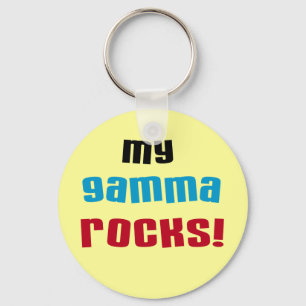 Mina Gamma Sten T-shirts och presenter Nyckelring