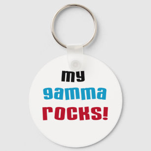 Mina Gamma Sten T-shirts och presenter Nyckelring