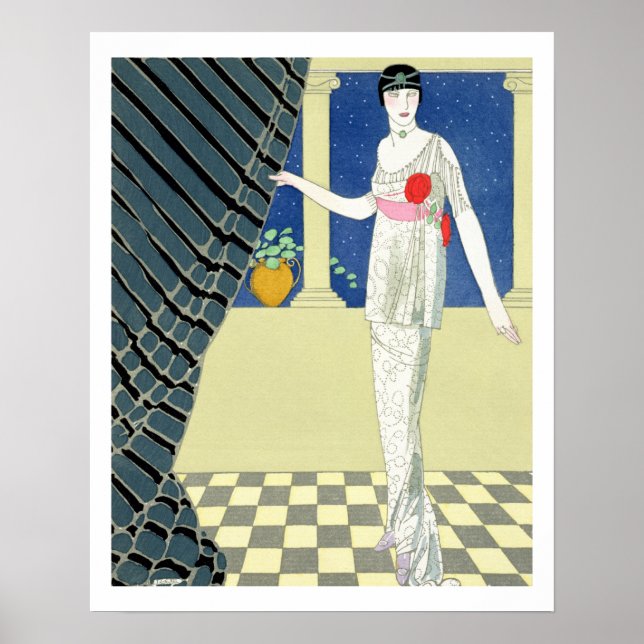 Mina gäster har inte kommit, illustration av en kv poster (Framsidan)