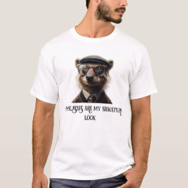 Mina glasögon är mitt namnteckning utseende t shirt