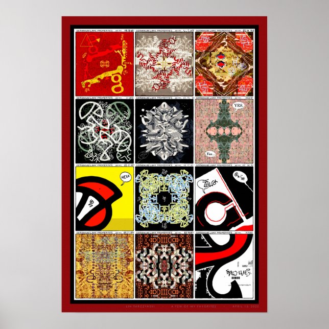 Mina GLP-favoriter 13 april 2020 Poster (Framsidan)