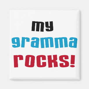 Mina Gramma Sten T-shirts och presenter Magnet