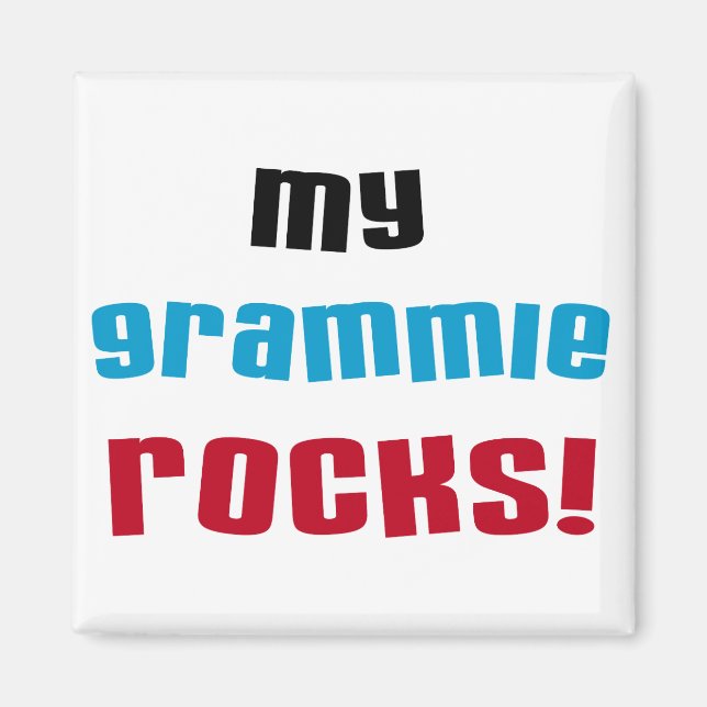 Mina Grammie Sten T-skjortor och gåvor Magnet (Framsidan)