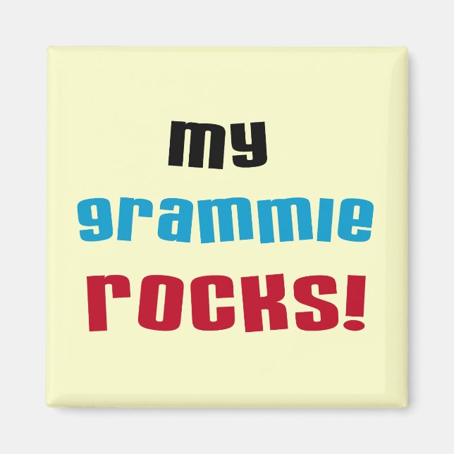 Mina Grammie Sten T-skjortor och gåvor Magnet (Framsidan)