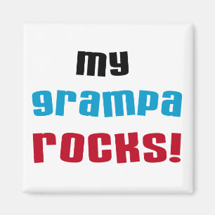 Mina Grampa Sten T-skjortor och presenter Magnet