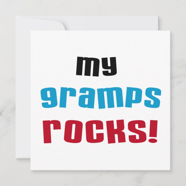 Mina Gramps Sten T-shirts och presenter (Framsida)