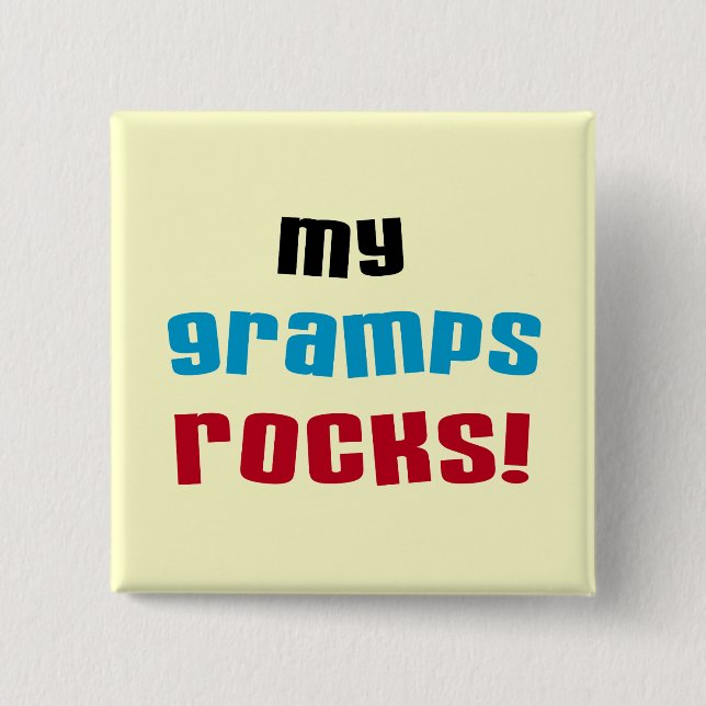 Mina Gramps Sten T-shirts och presenter Knapp (Framsida)