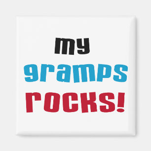 Mina Gramps Sten T-shirts och presenter Magnet