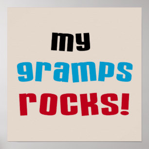 Mina Gramps Sten T-shirts och presenter Poster
