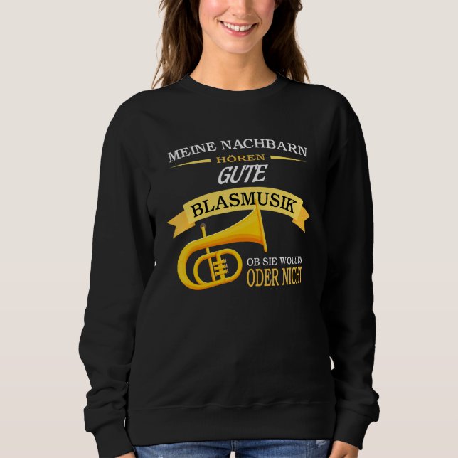 Mina grannar hör Bra Vind Music Tuba Tubist Bra T Shirt (Framsida)