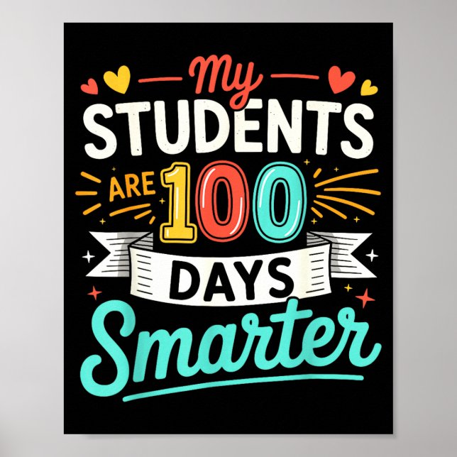 Mina Groovy-studenter 100 dagar smartare Poster (Framsidan)
