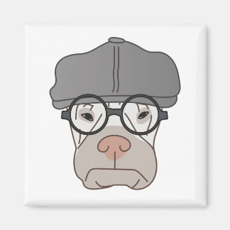 Mina herrar grumpy magnet - konst av Irina Kolby