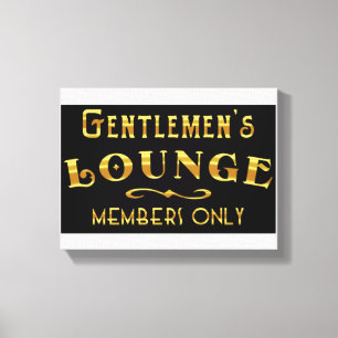 Mina herrar Lounge Canvastryck