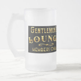 Mina herrar Lounge Frostat Ölglas