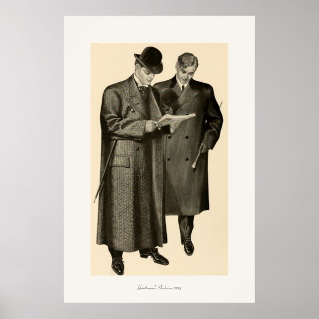 Mina herrar Mode 1905 Poster (Framsidan)