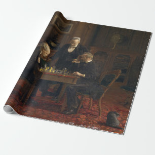 Mina herrar som spelar ett schackspel (Thomas Eaki Presentpapper