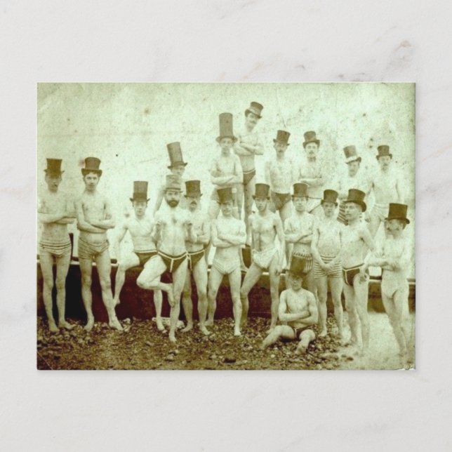 Mina herrar Swimmers Vykort (Framsida)