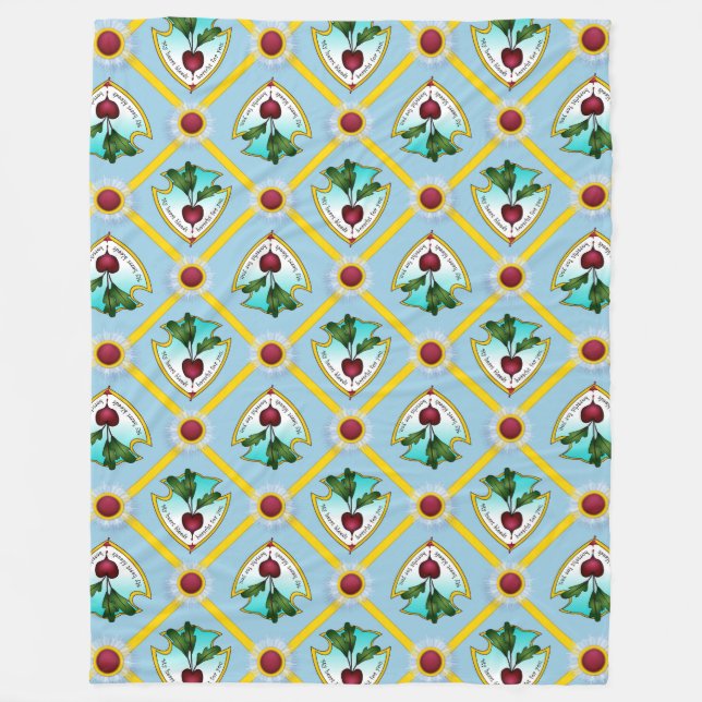 Mina hjärtan Bleeds Borscht åt dig Fleecefilt (Framsidan)