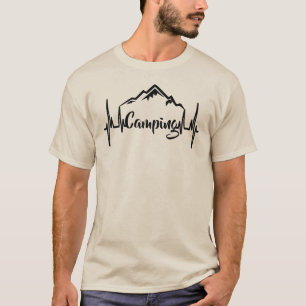 Mina hjärtan för Camping and Mountains T-Shirt