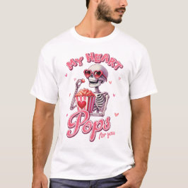 Mina hjärtan för dig, Cute Popcorn Design T Shirt