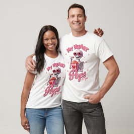 Mina hjärtan för dig, Cute Popcorn Design T Shirt