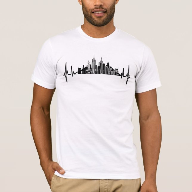 Mina hjärtan för New York T-Shirt (Framsida)
