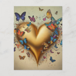 "Mina hjärtan, mitt allt - min skovgiriga flickvän Vykort