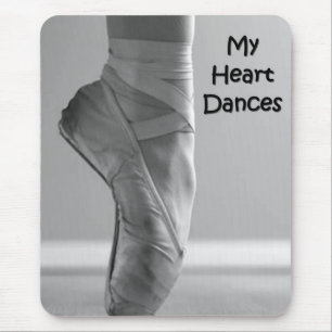 MINA HJÄRTSDANSER BALLERINA HAR MOUSEPAD MUSMATTA