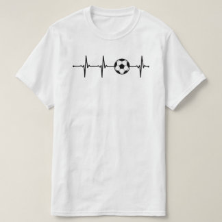 Mina hjärtslag för fotboll | Fotboll Boll ECG BV T Shirt