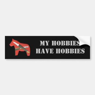 Mina Hobbieser har Hobbieser med stötfångare Bildekal