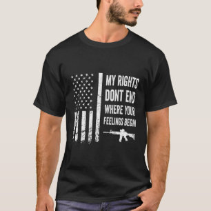 Mina Höger slutar inte där dina känslor börjar Pro T Shirt