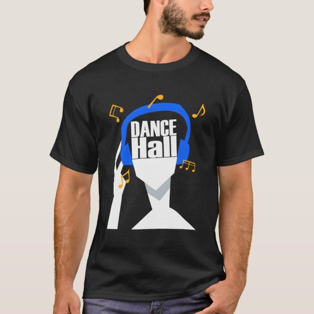Mina hörlurar spelar bara Dancehall T Shirt (Framsida)